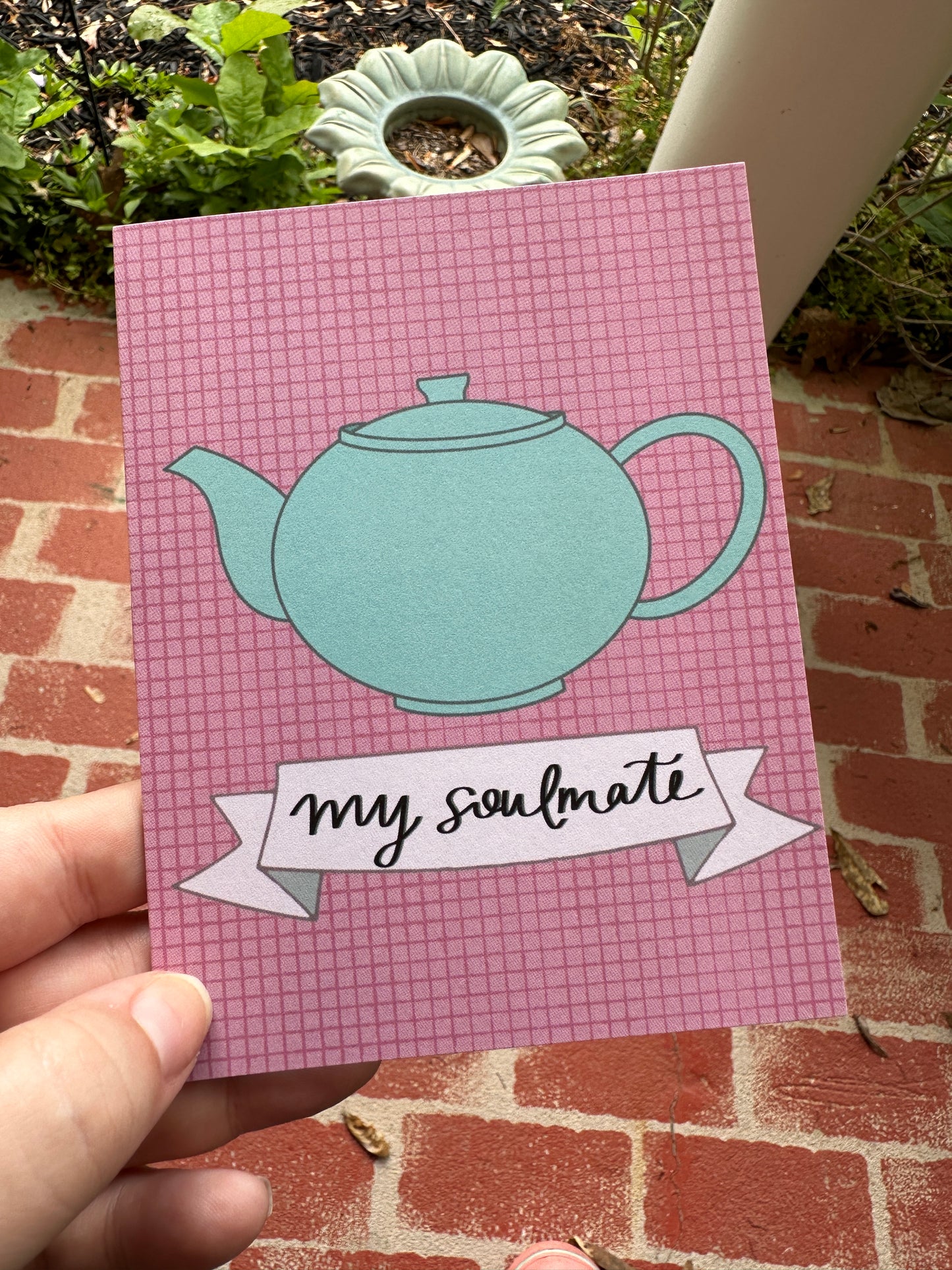 Jim and Pam Teapot Card