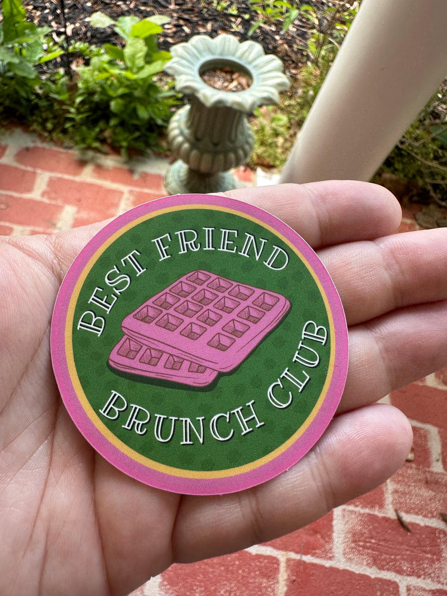 Best Friend Brunch Club Matte Vinyl Sticker